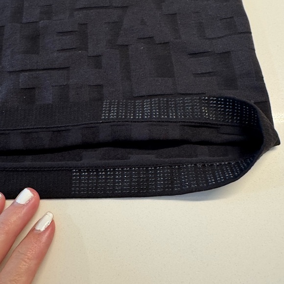 Athleta Momentum Tank Top Black Logo Racerback Athletic Workout Size Small - Picture 7 of 9